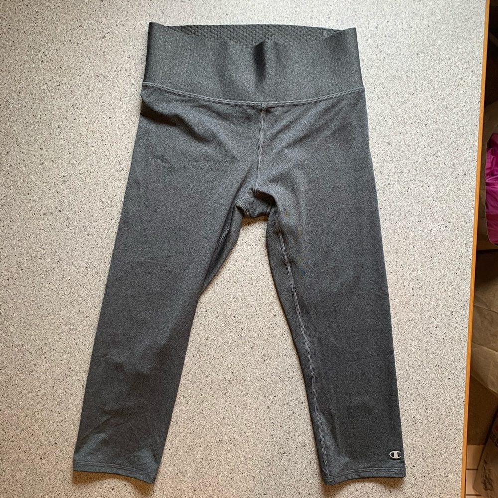 Champion Powerflex Grey Crop Performance Leggings